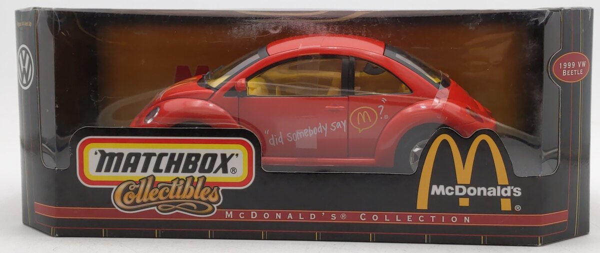 Matchbox Collectibles 1:18 1999 McDonalds Diecast Volkswagen Beetle MT/Box