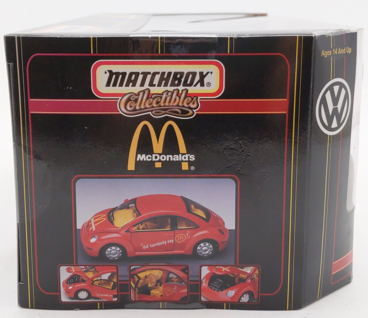 Matchbox Collectibles 1:18 1999 McDonalds Diecast Volkswagen Beetle MT/Box