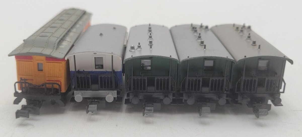 Fleischmann & Bachmann N Scale Assorted Passenger Cars [5] EX