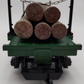 LGB 4066 G Scale Green Flatcar #97 with Log Load (Custom) EX/Box