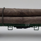 LGB 4066 G Scale Green Flatcar #97 with Log Load (Custom) EX/Box