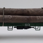 LGB 4066 G Scale Green Flatcar #93 with Log Load (Custom) EX/Box