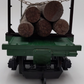 LGB 4066 G Scale Green Flatcar #93 with Log Load (Custom) EX/Box