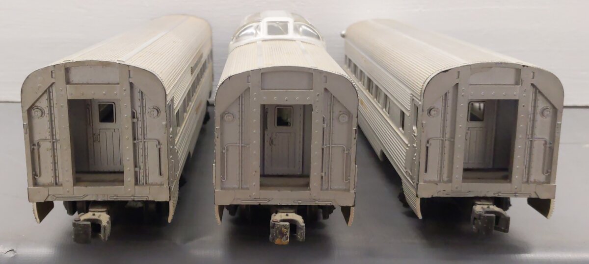 Lionel O Gauge Vintage Lionel Lines Aluminum Passenger Cars #2531,2532,2433 [3] VG