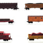 Atlas, Bachmann, & Other N Scale Assorted Freight Cars [6] VG