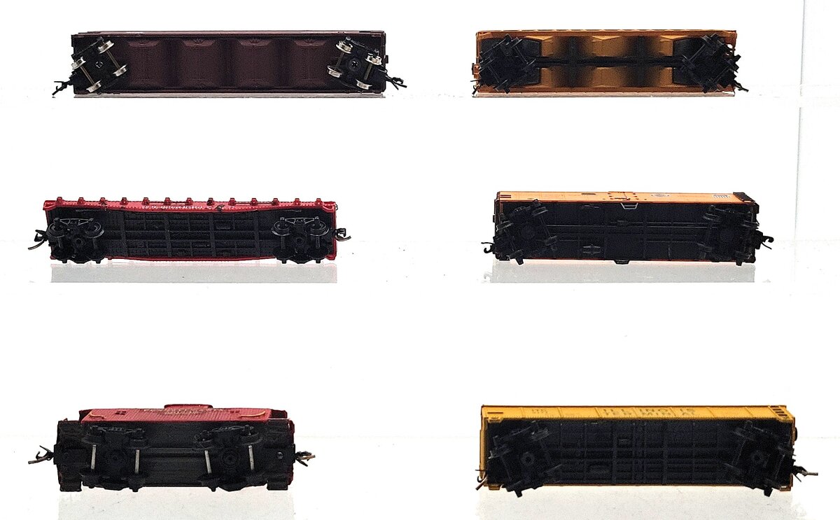 Atlas, Bachmann, & Other N Scale Assorted Freight Cars [6] VG
