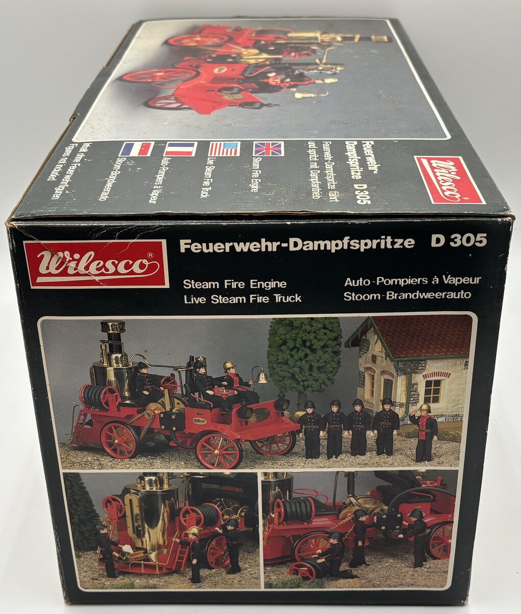 Wilesco D305 Steam Driven Fire Engine EX/Box