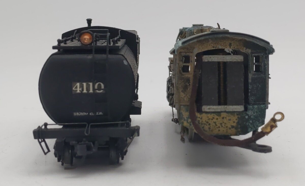 HO Scale Diecast & BRASS Steam Locomotive & Tender