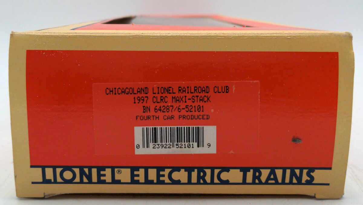 Lionel 6-52101 O Gauge Chicagoland Lionel Railroad Club 1997 CLRC Maxi-Stack EX/Box