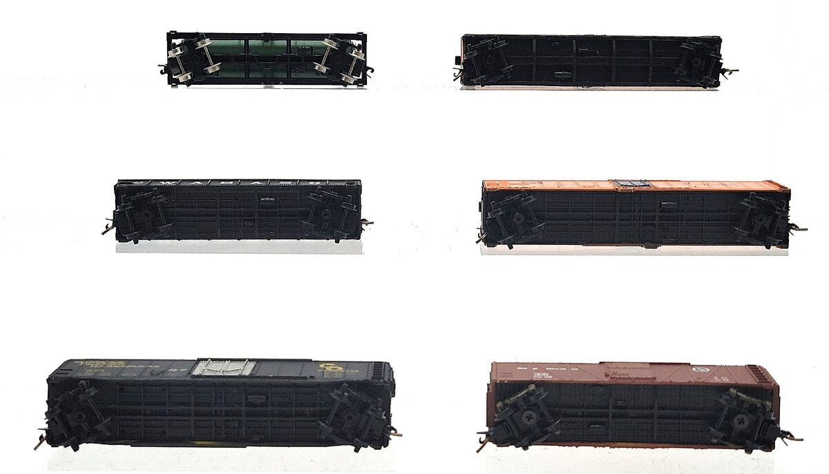 Atlas, Bachmann, & Other N Scale Assorted Freight Cars [6] VG