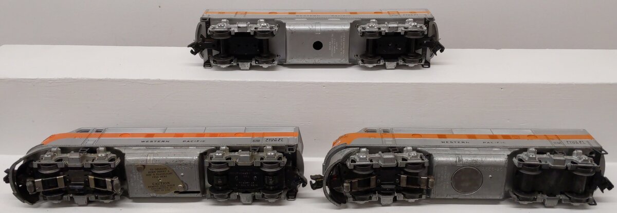 Lionel 2355 O Gauge ABA F-3 Diesel Locomotive Set - Custom (Set of 3)