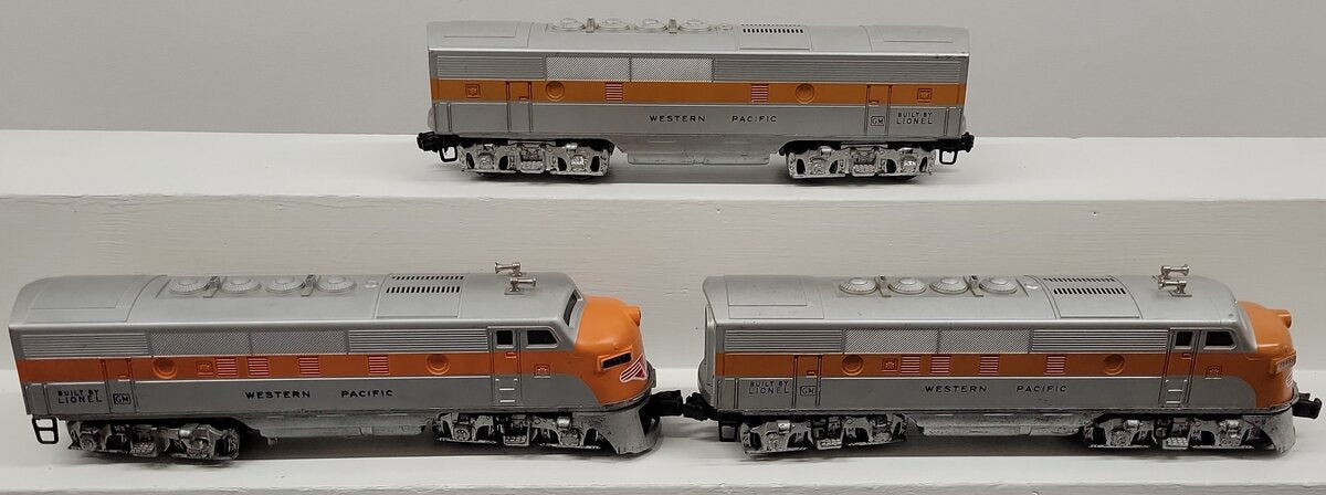 Lionel 2355 O Gauge ABA F-3 Diesel Locomotive Set - Custom (Set of 3)