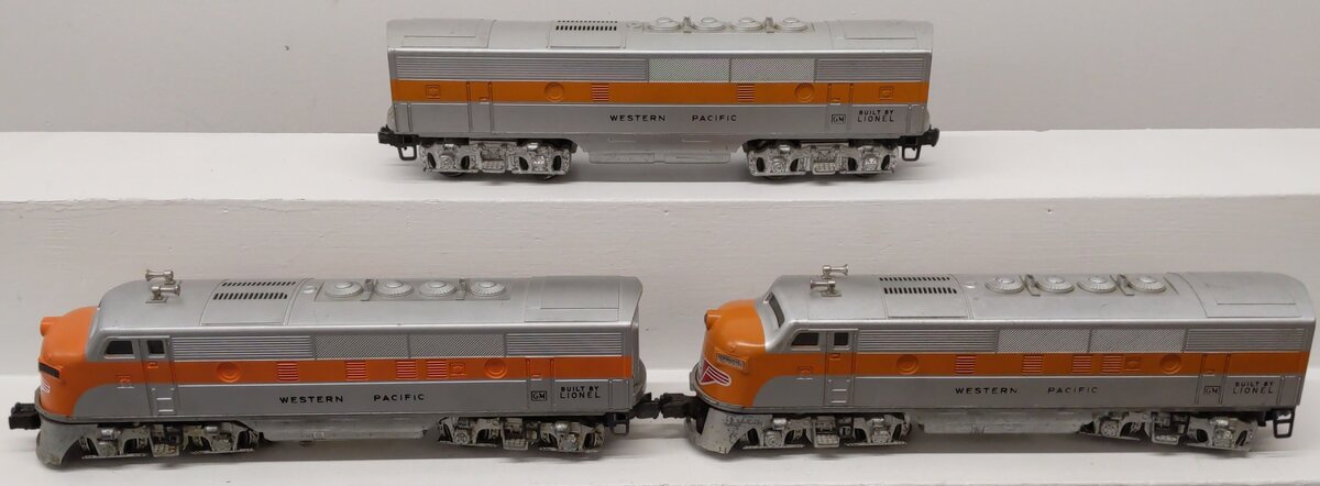Lionel 2355 O Gauge ABA F-3 Diesel Locomotive Set - Custom (Set of 3)