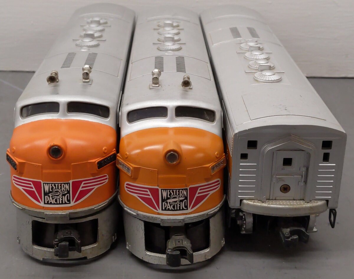 Lionel 2355 O Gauge ABA F-3 Diesel Locomotive Set - Custom (Set of 3)