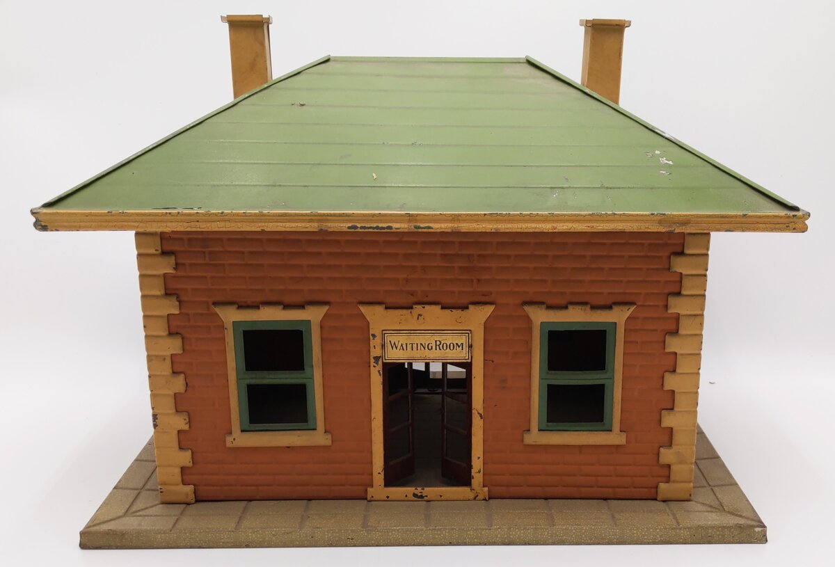Lionel 124 Vintage Standard Gauge Lionel City Tinplate Station w/o Lights VG