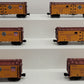 MTH 20-92109 O Pacific Fruit Express 40' Steel Sided Reefer (Set of 6) EX/Box
