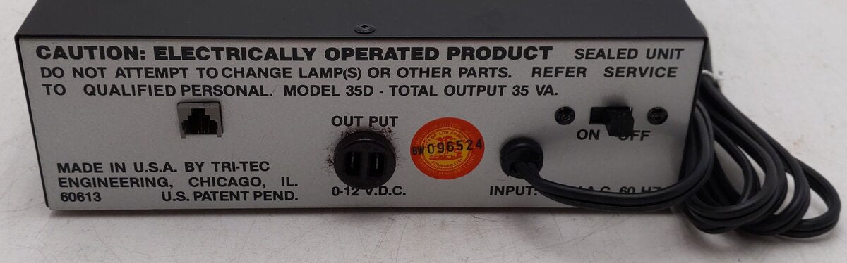 Tri-Tec 35D O Gauge 35 VA Remote Controller EX