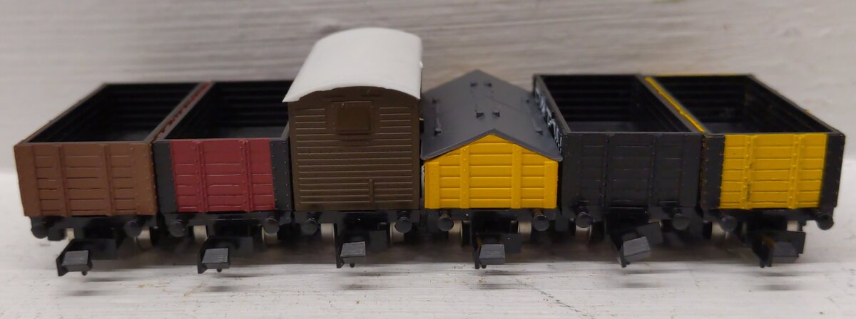 Graham Farish N Scale Assorted Freight Cars [6] EX/Box