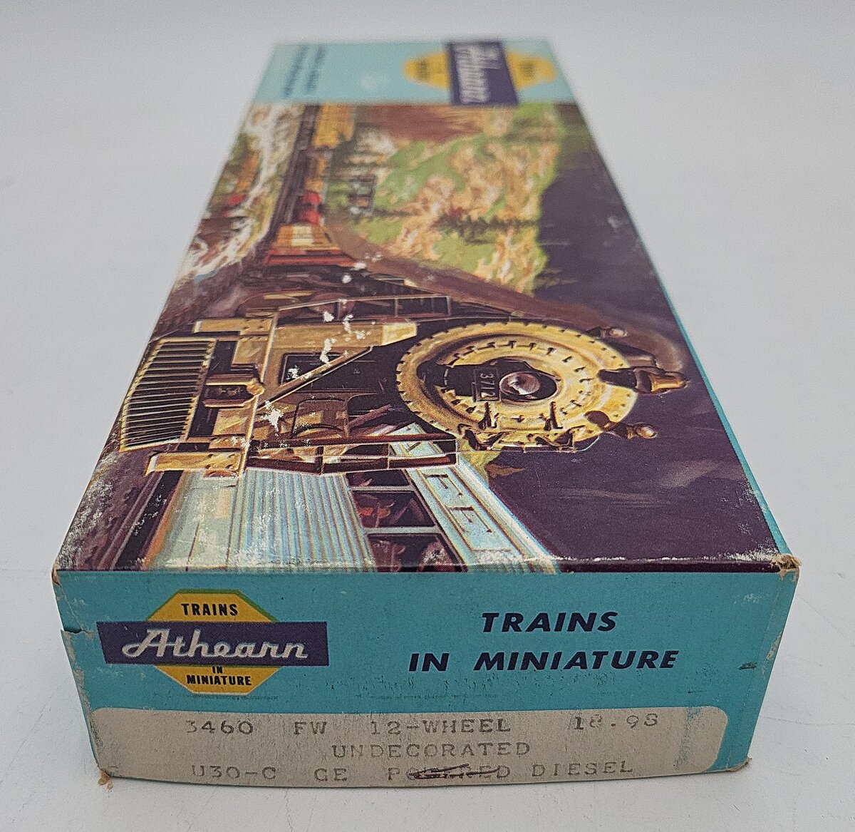 Athearn 3460 HO Undecorated U30C Diesel Locomotive Non-Powered VG/Box