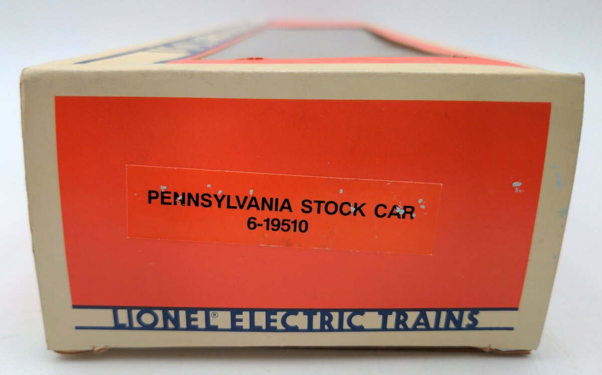 Lionel 6-19510 O Gauge Pennsylvania Railroad Stock Car #19510 VG/Box