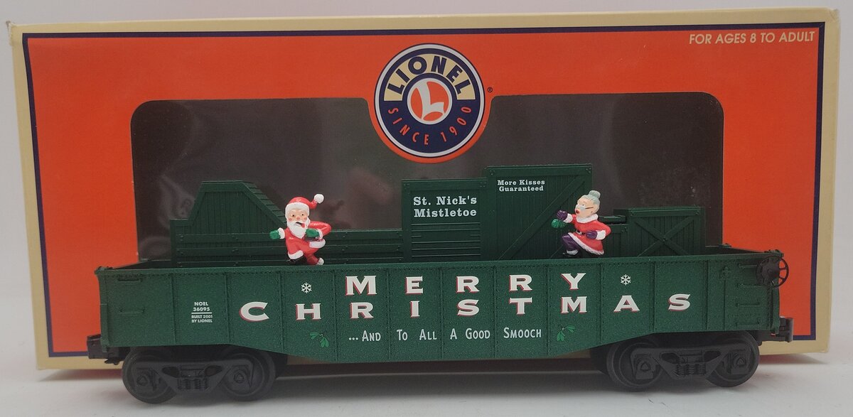 Lionel 6-36095 O Gauge Animated Christmas Gondola EX/Box