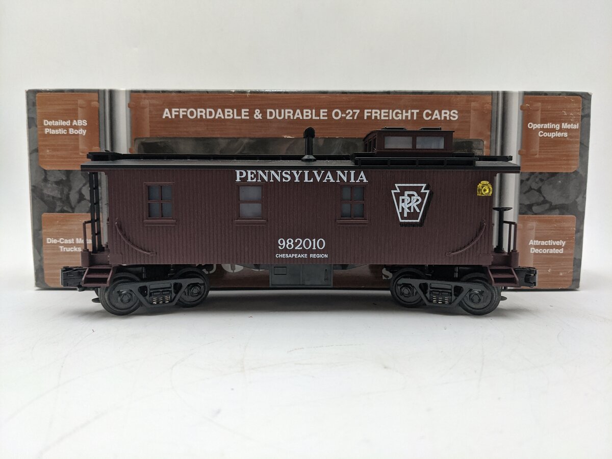MTH 33-7801 O Pennsylvania Woodsided Caboose #982010 EX/Box