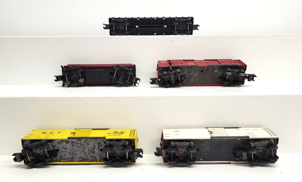 American Flyer S Gauge Assorted Freight Cars: 736, 933, 937, 928, 919 [5] VG