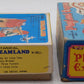 Vintage Tin Windup Train Toys w/ Airplanes [2] VG/Box