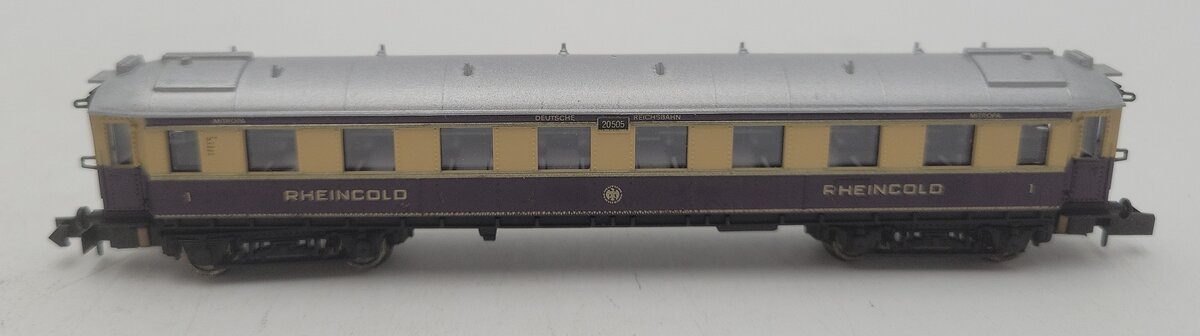 Arnold 5802 N Scale DR Rheincold 1st Class Passenger Car #20505 EX/Box