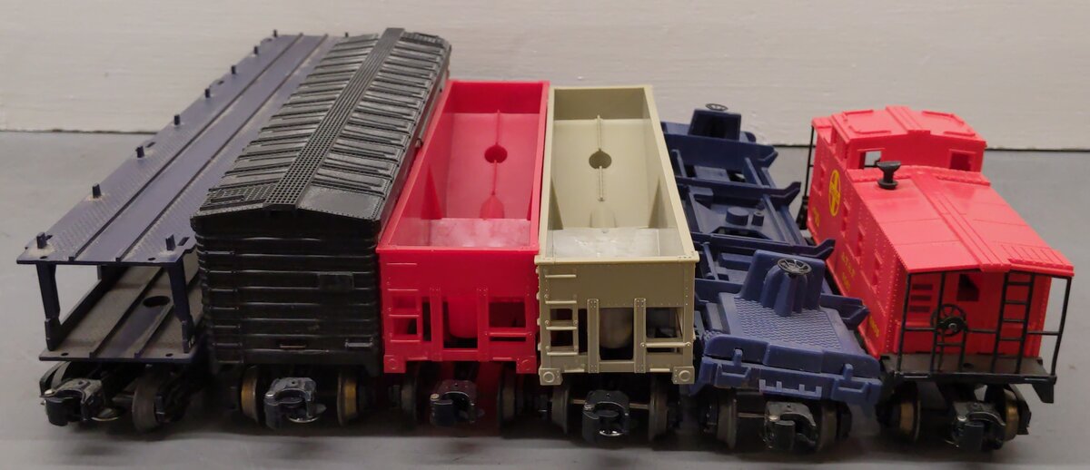 Lionel O Gauge Freight Cars 6-9304, 6-16400, 6-9061, 6-9855, 6-9125, 6-9013 [6] VG