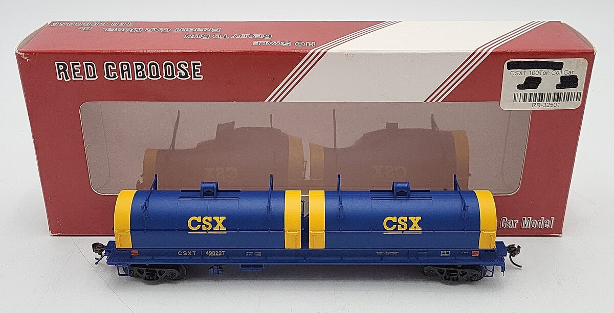 Red Caboose RR-32501-1 HO Scale CSX Tank Car #498227 EX/Box
