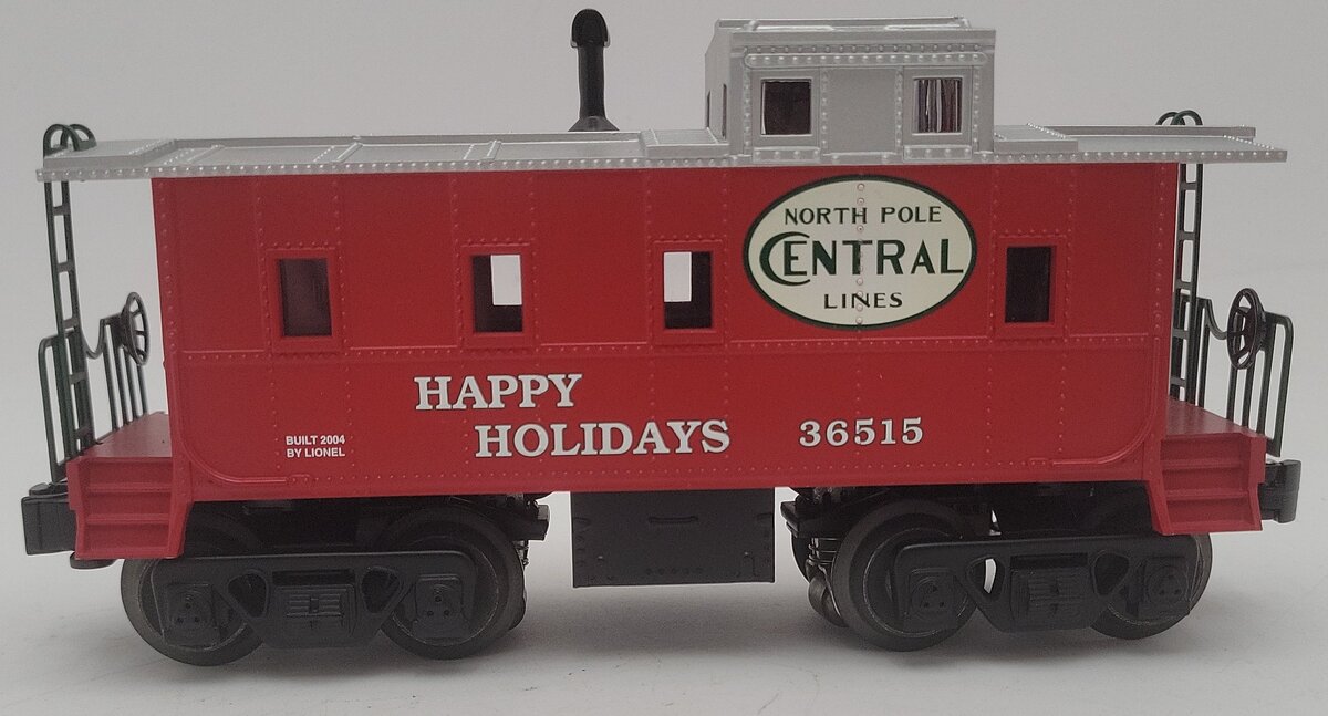Lionel 6-36515 O gauge North Pole Central Happy Holidays Caboose EX/Box