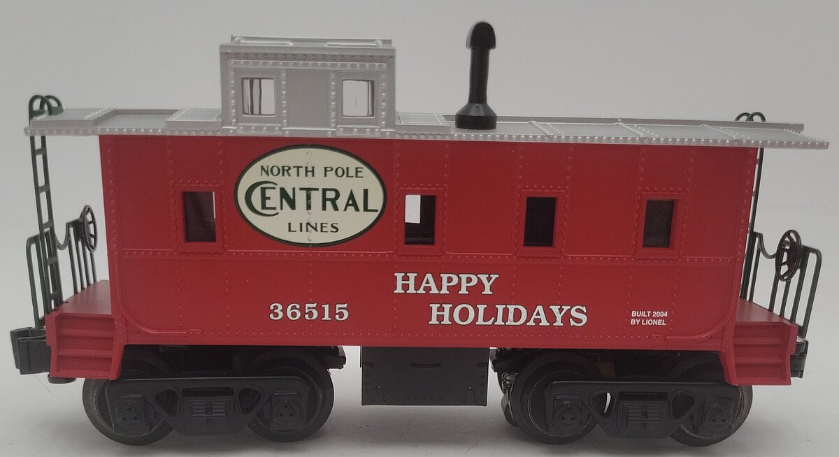 Lionel 6-36515 O gauge North Pole Central Happy Holidays Caboose EX/Box