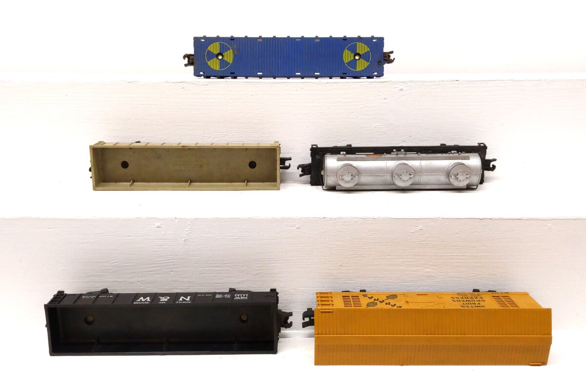 American Flyer S Gauge Vintage Freight Cars: 24052,24127,24103, 24574, 33648 [5] VG