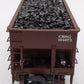 K-Line K6255-1331 O CB&Q 2-Bay DC Hopper #194673 w/Coal Load EX/Box