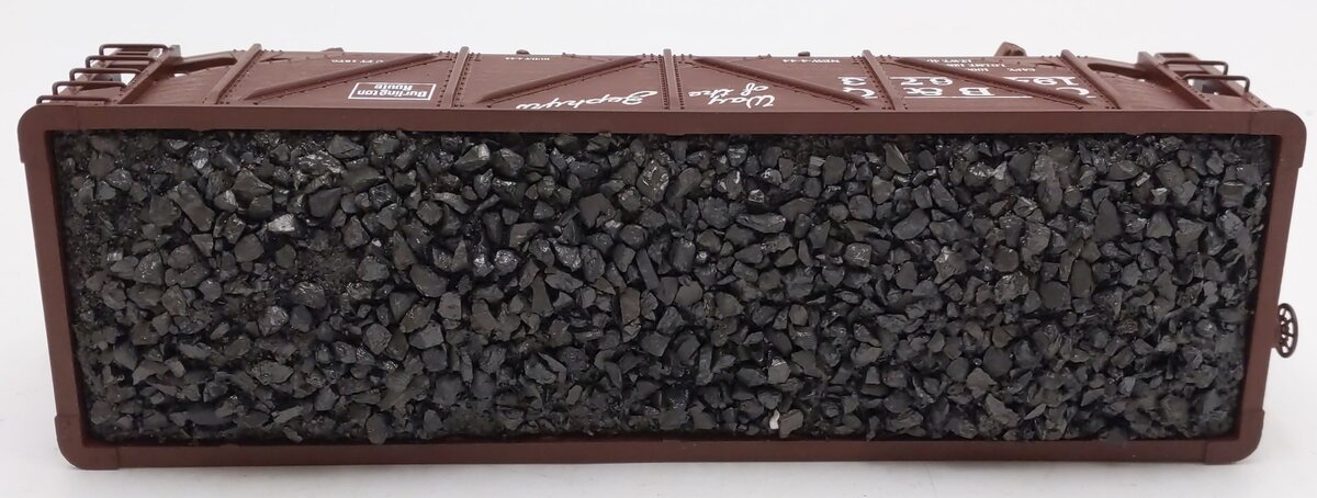 K-Line K6255-1331 O CB&Q 2-Bay DC Hopper #194673 w/Coal Load EX/Box