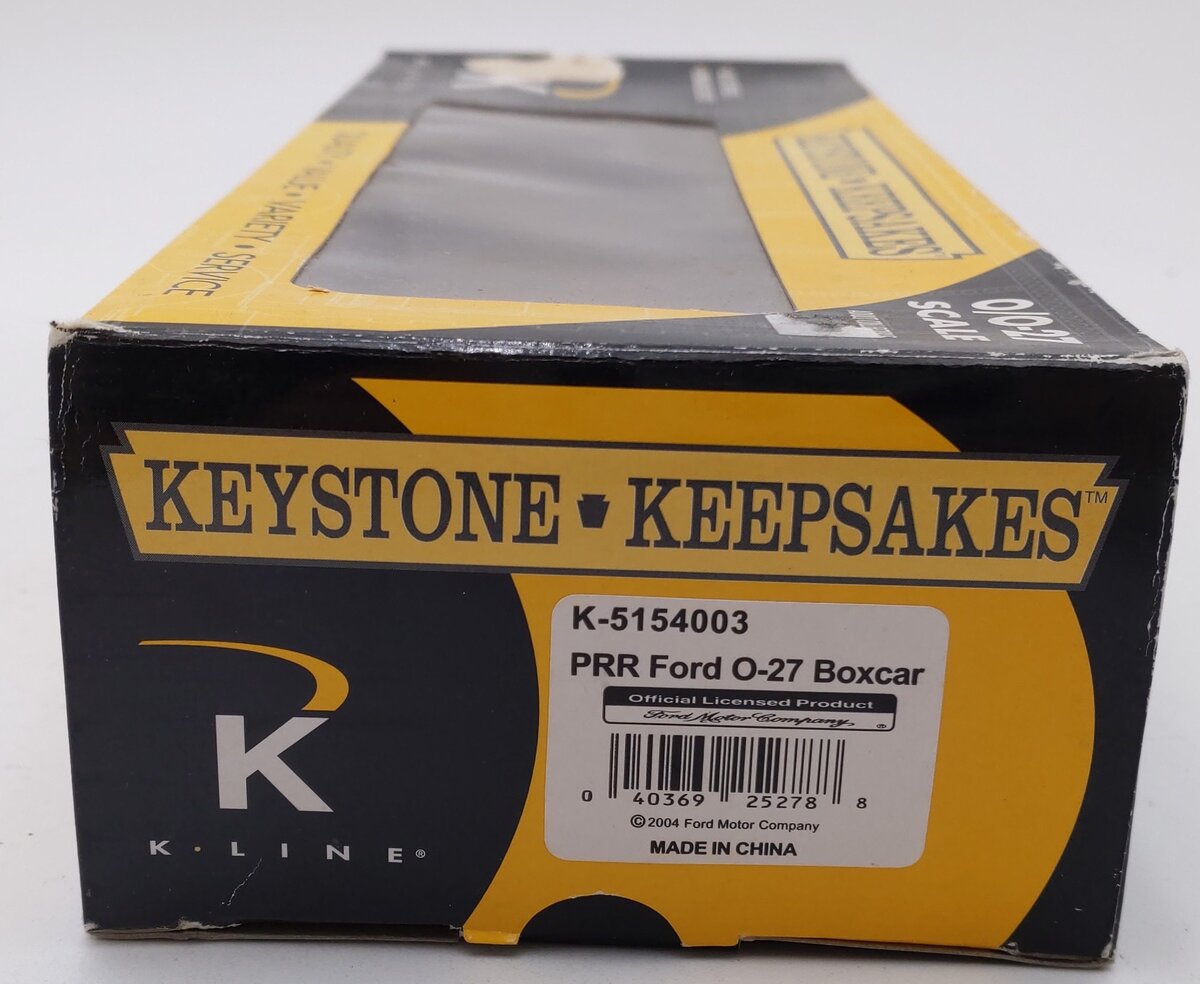 K-Line K5154003 O Gauge Pennsylvania Railroad Ford Boxcar #6025 EX/Box