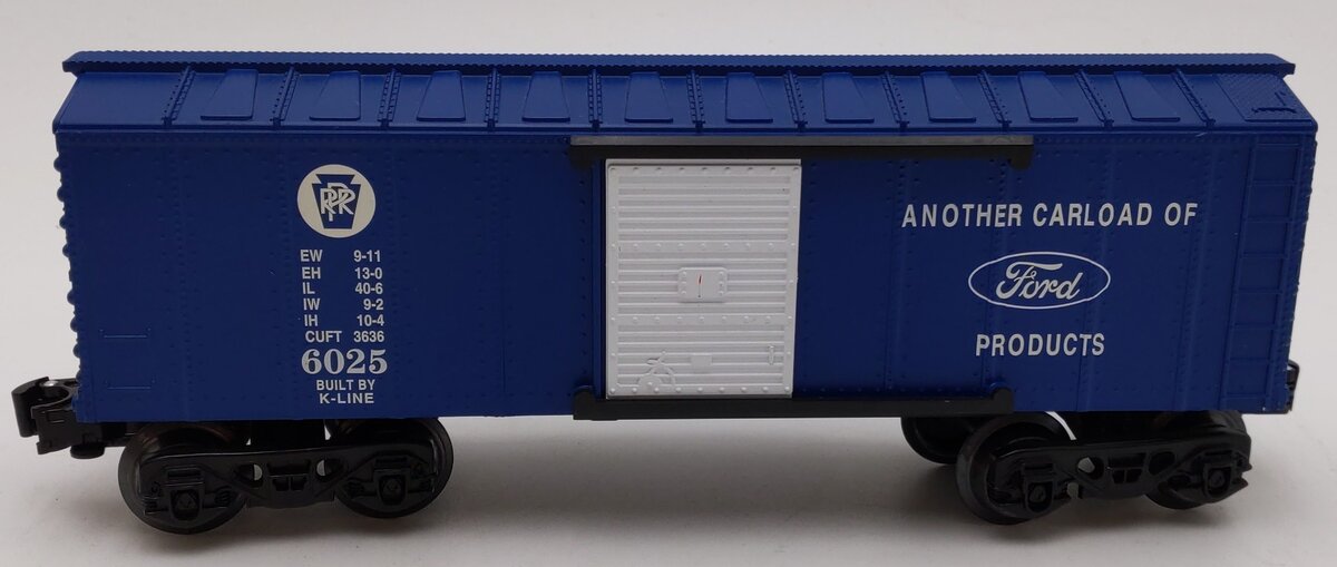 K-Line K5154003 O Gauge Pennsylvania Railroad Ford Boxcar #6025 EX/Box