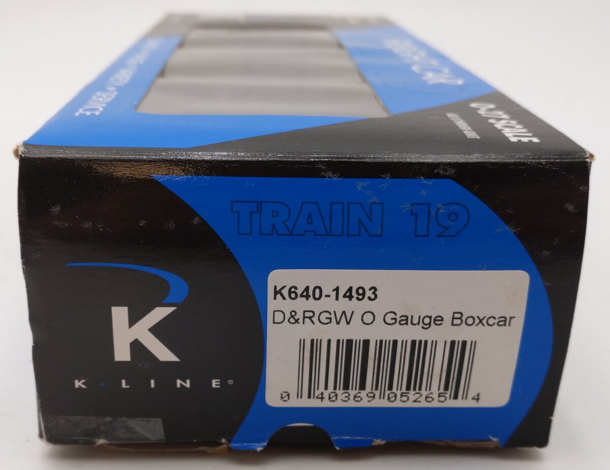 K-Line K640-1493 Denver & Rio Grande Western Boxcar #61177 EX/Box