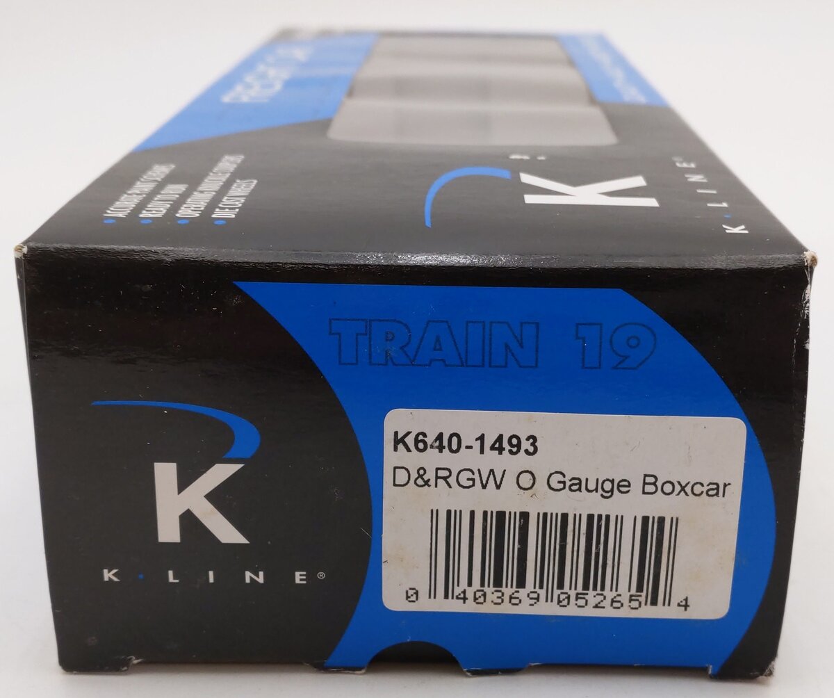 K-Line K640-1493 Denver & Rio Grande Western Boxcar #61177 EX/Box
