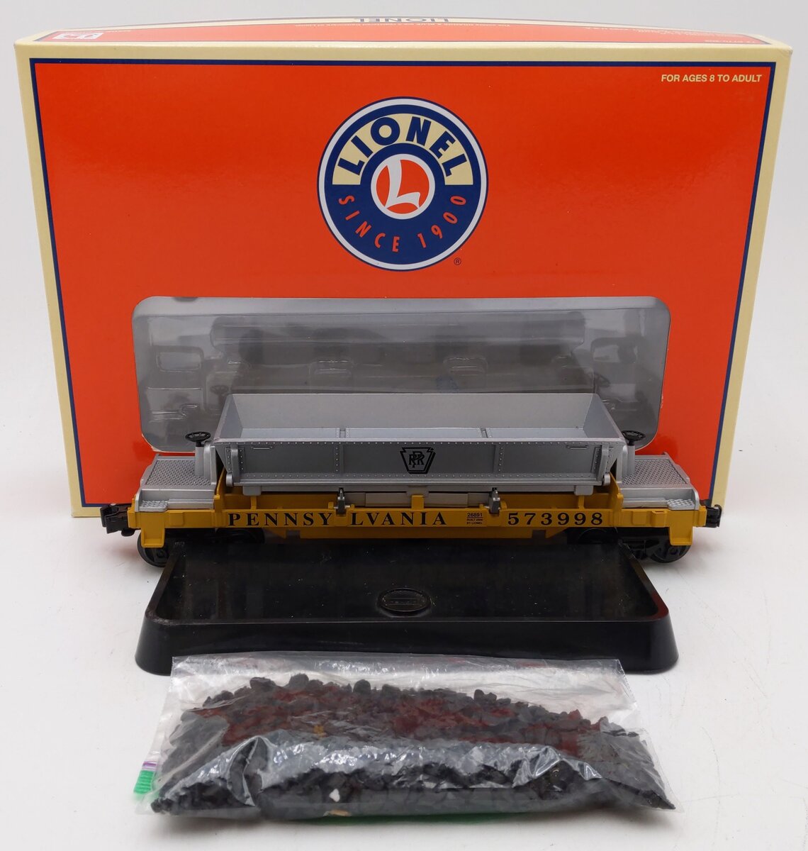 Lionel 6-26891 O Gauge Pennsylvania Operating Coal Dump Car #573998 EX/Box