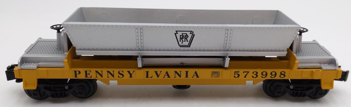 Lionel 6-26891 O Gauge Pennsylvania Operating Coal Dump Car #573998 EX/Box