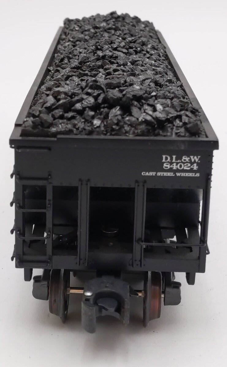 K-Line K623-1472 O Delaware, Lackawanna & Western 4-Bay Hopper w/ Load #84024 EX/Box