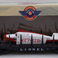 Lionel 6-29462 O Gauge 6500 PWC Flatcar w/Airplane White & Red VG/Box