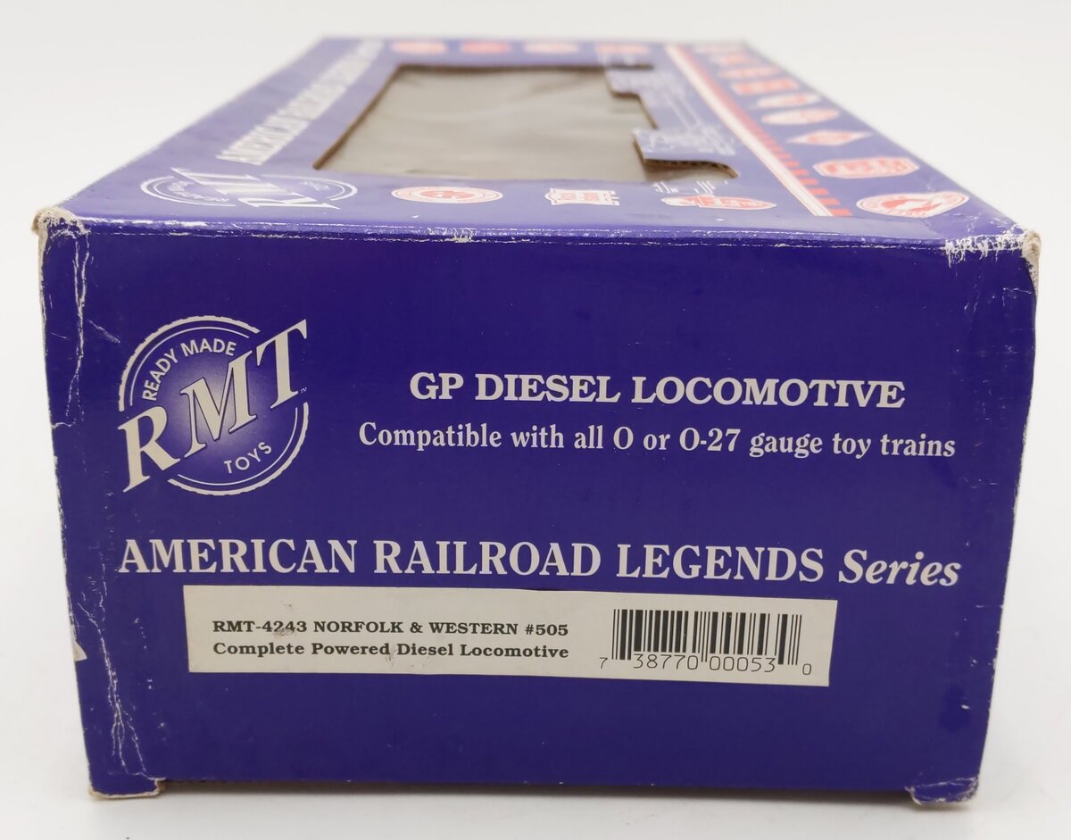 RMT 4243 O Gauge Norfolk & Western Powered BEEP Diesel Locomotive #505 EX/Box