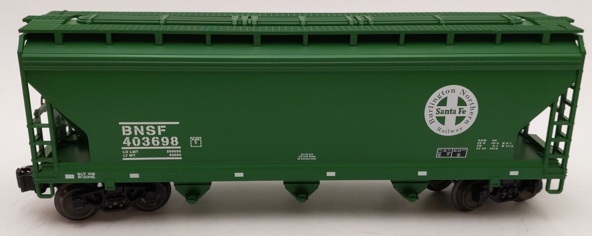 Lionel 6-17134 O Gauge BNSF ACE 3-Bay Covered Hopper #403698 EX/Box