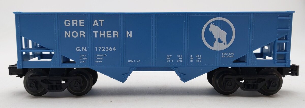 Lionel 6-16443 O Gauge Great Northern 2-Bay Hopper #172364 LN/Box