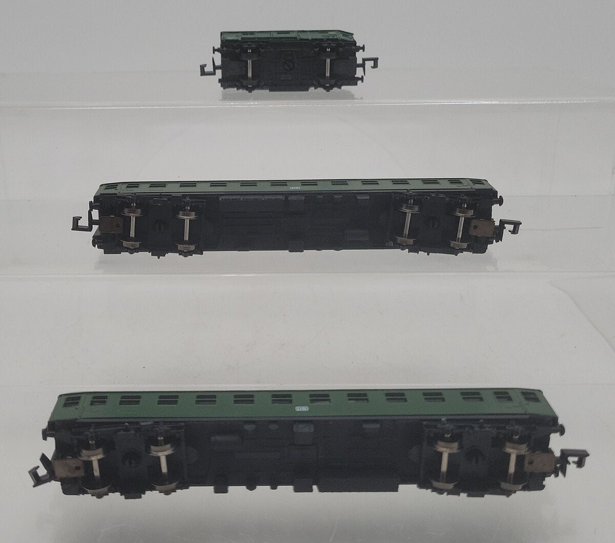 Arnold N Scale Deutsche Bundesbahn Assorted Passenger Cars & Caboose [3] EX/Box