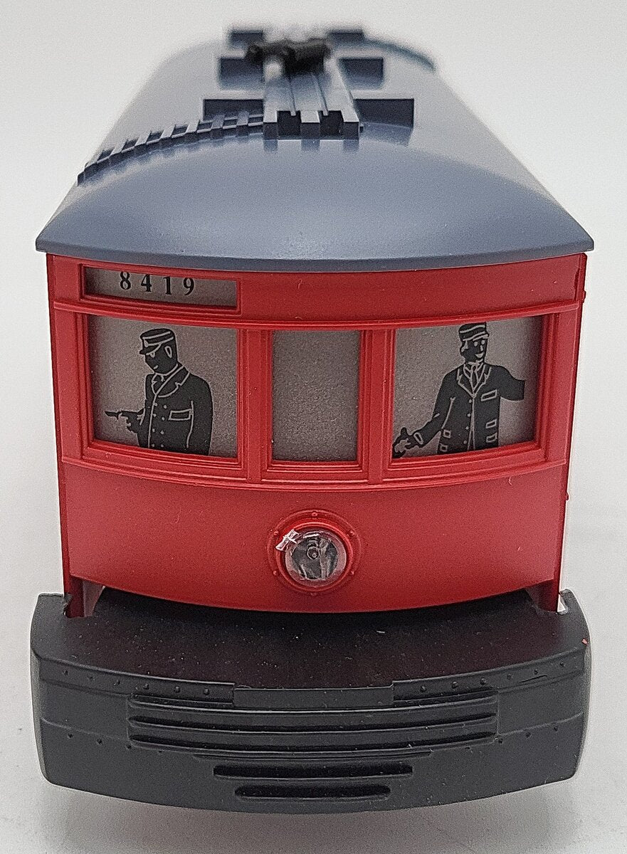 Lionel 6-18419 O Gauge Lionelville Red Operating Trolley #8419 EX/Box