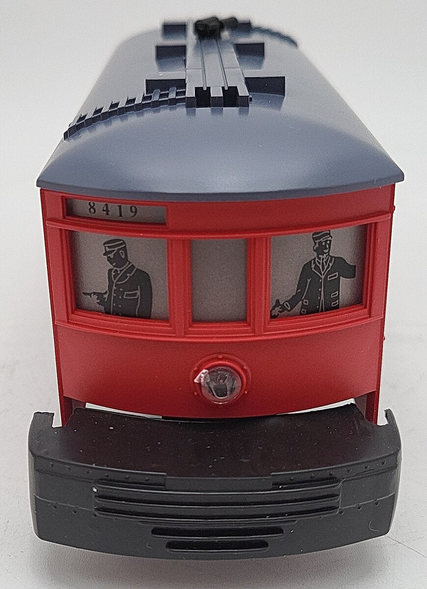 Lionel 6-18419 O Gauge Lionelville Red Operating Trolley #8419 EX/Box